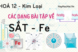 Phương pháp giải các dạng bài tập về Sắt Fe, hỗn hợp và hợp chất của Sắt - hóa lớp 12